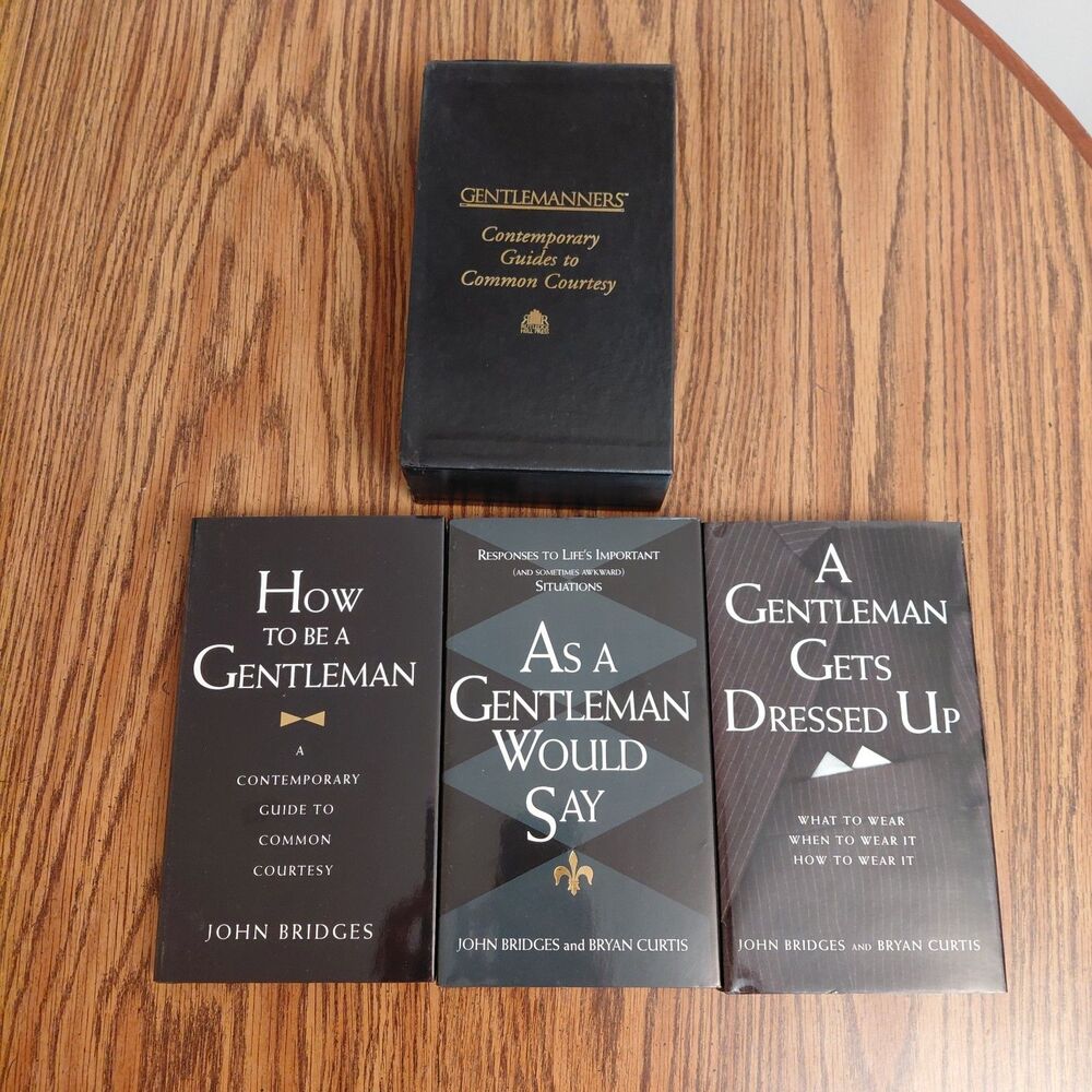 Gentlemanners Contemporary Guides To Common Courtesy Boxed Set 3 Books